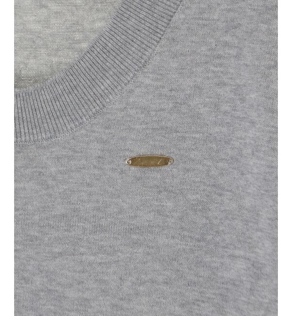  「襟付ノースリニットセットオフショルニット」|ニット・セーター|