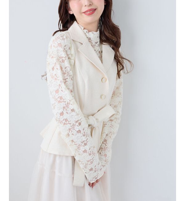  「ジレドッキングチュールワンピース」|ワンピース|