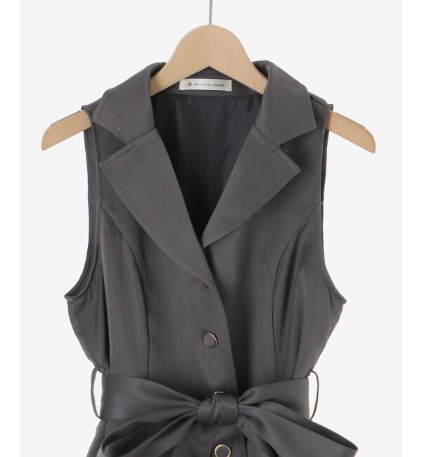  「ジレドッキングチュールワンピース」|ワンピース|