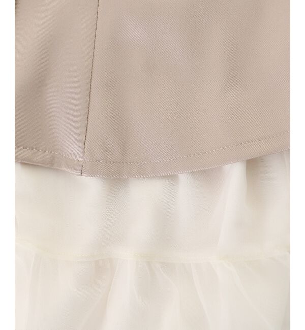  「ジレドッキングチュールワンピース」|ワンピース|