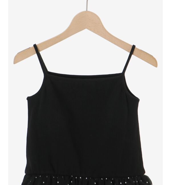  「カップ付き裾ペプラムキャミソール」|キャミソール|