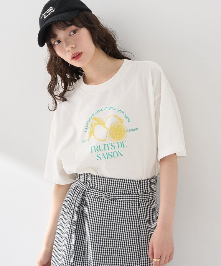 earth music&ecology「FRUITS DE SAISONショートT」|Tシャツ・カットソー|