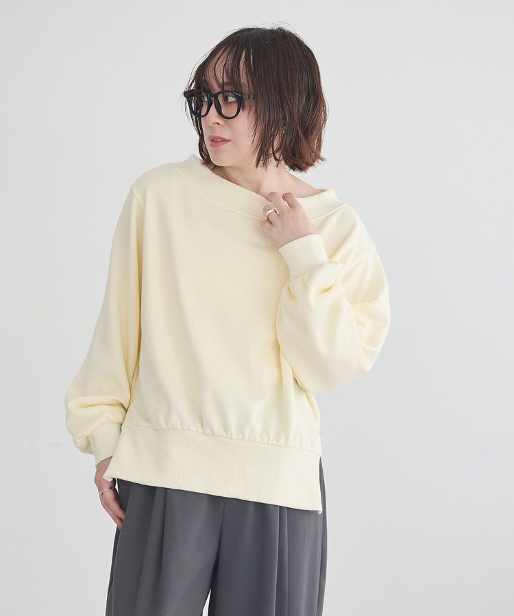 earth music&ecology「裾スリット裏毛プルオーバー」|スウェット・ジャージ|