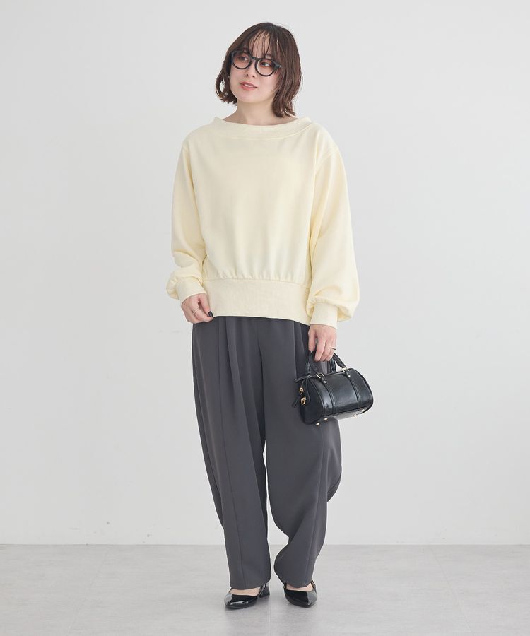 earth music&ecology「裾スリット裏毛プルオーバー」|スウェット・ジャージ|