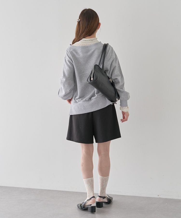 earth music&ecology「裾スリット裏毛プルオーバー」|スウェット・ジャージ|