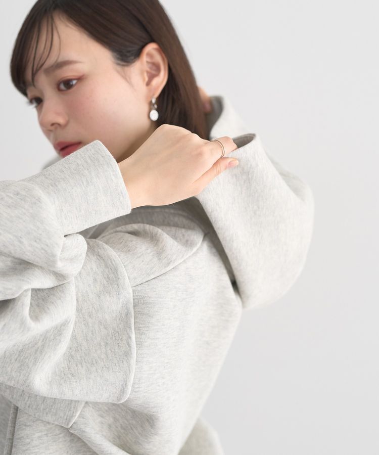 earth music&ecology「エアもちフーディブルゾン」|スウェット・ジャージ|