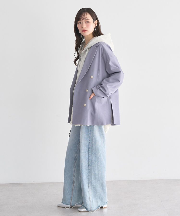 earth music&ecology「エアもちフーディブルゾン」|スウェット・ジャージ|