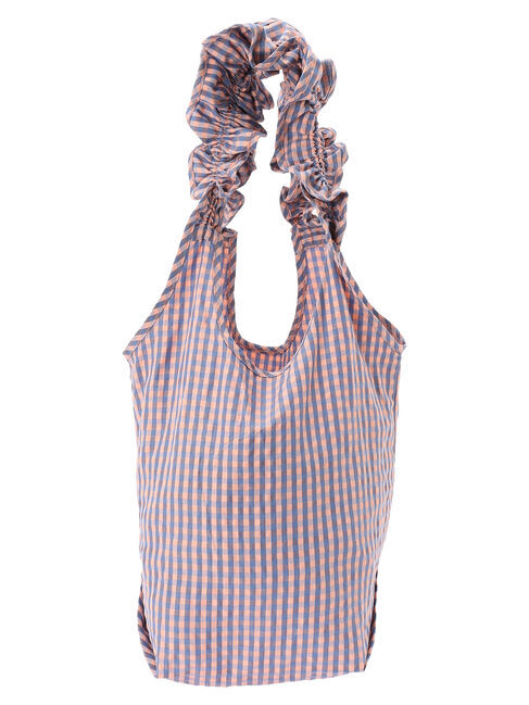  「ギンガムフリルバッグ」|ハンドバッグ|