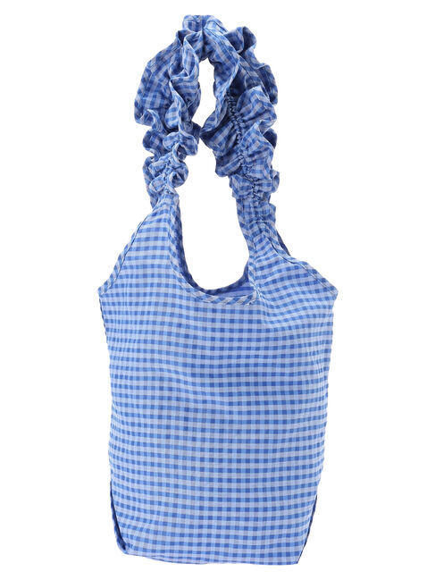  「ギンガムフリルバッグ」|ハンドバッグ|