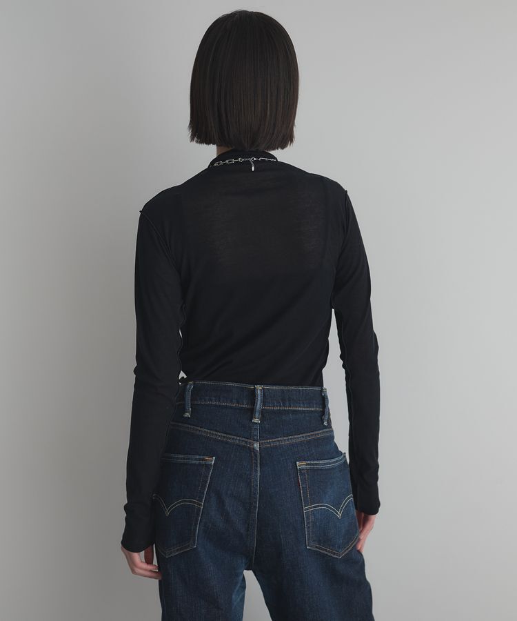 GARAGE OF GOOD CLOTHING「【日本製】無地シアーハイネックプルオーバー」|Tシャツ・カットソー|