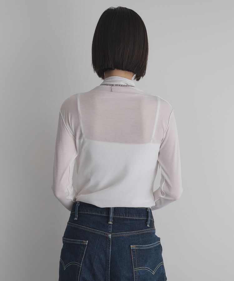 GARAGE OF GOOD CLOTHING「【日本製】無地シアーハイネックプルオーバー」|Tシャツ・カットソー|