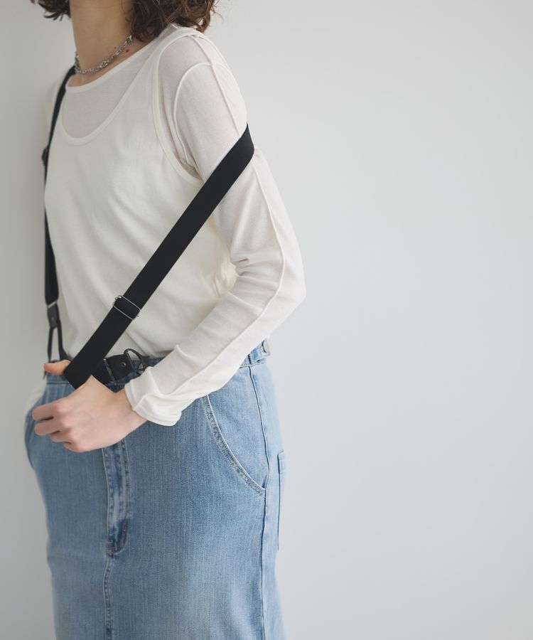 GARAGE OF GOOD CLOTHING「サスペンダー付ジャンパースカート」|スカート|
