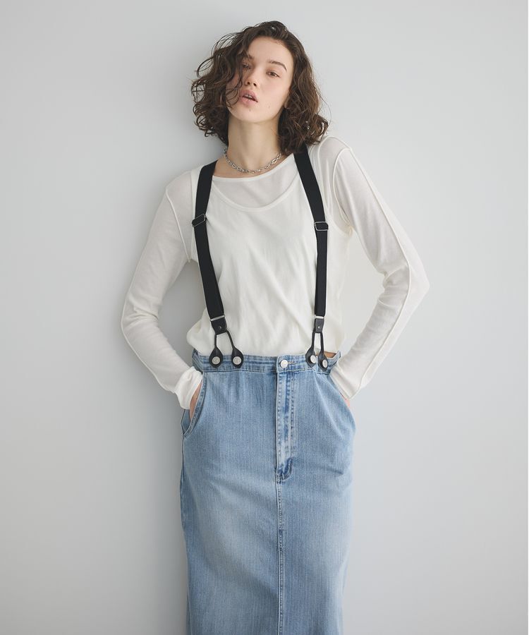 GARAGE OF GOOD CLOTHING「サスペンダー付ジャンパースカート」|スカート|