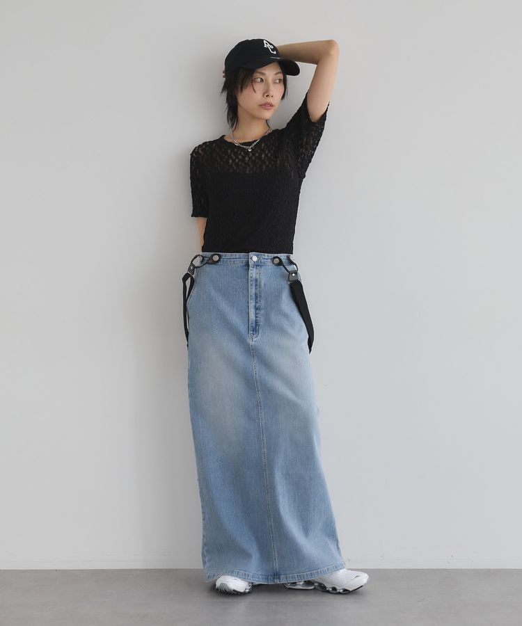 GARAGE OF GOOD CLOTHING「サスペンダー付ジャンパースカート」|スカート|