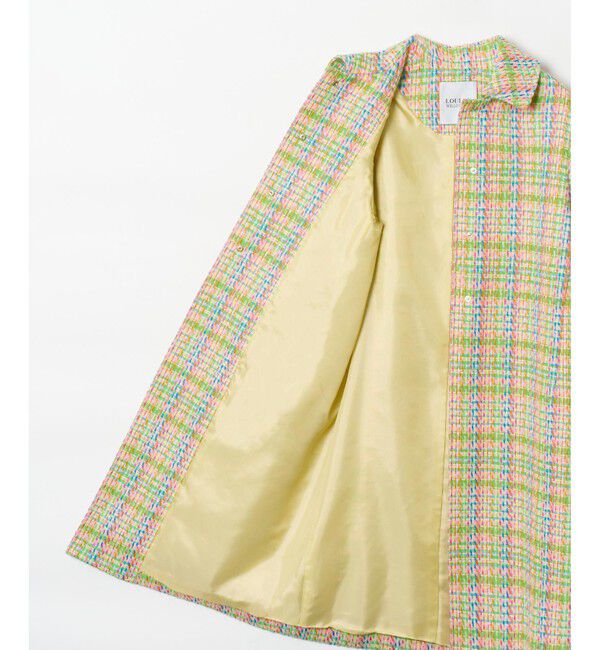 LOULOU WILLOUGHBY「【LOULOU WILLOUGHBY】NEONツイードロングコート」|その他|