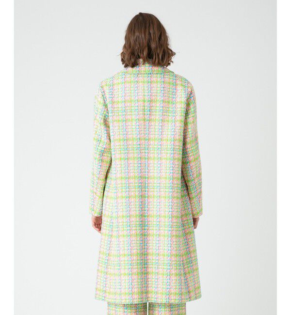 LOULOU WILLOUGHBY「【LOULOU WILLOUGHBY】NEONツイードロングコート」|その他|