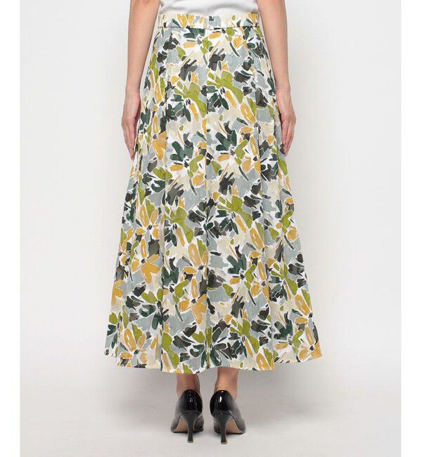 allureville「カットジャガードフレアスカート」|スカート|