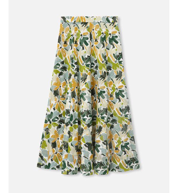 allureville「カットジャガードフレアスカート」|スカート|