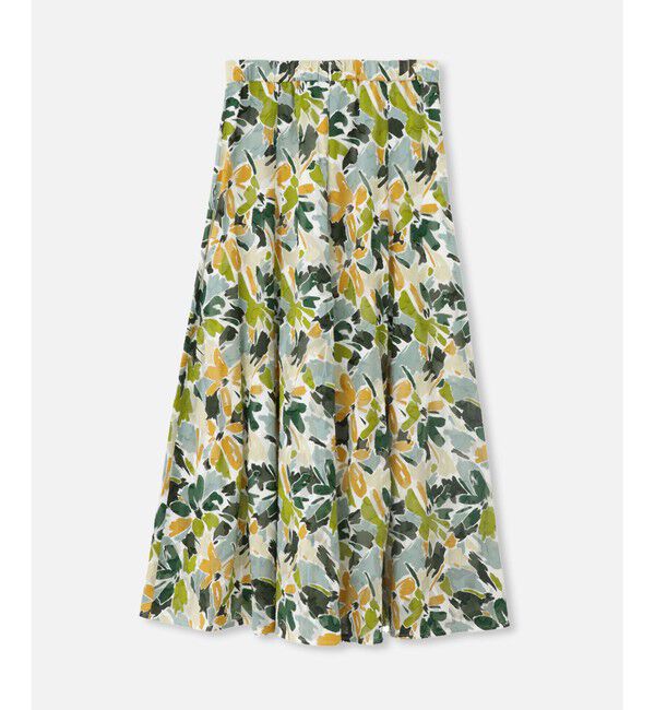 allureville「カットジャガードフレアスカート」|スカート|