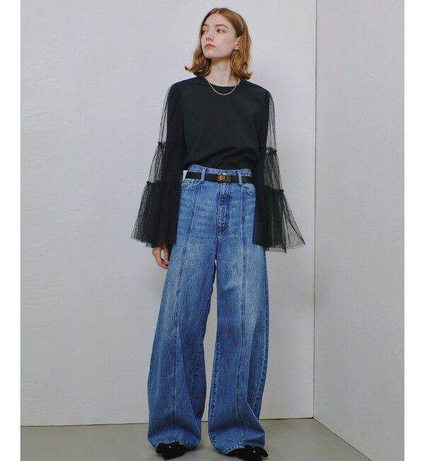 allureville「ティアードスリーブチュールブラウス」|シャツ・ブラウス|