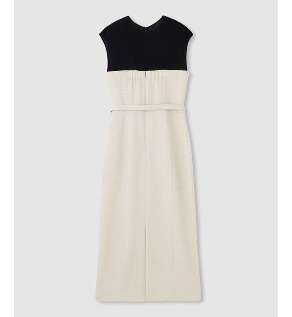 allureville「コンパクトツイルカットコンビワンピース」|ワンピース|