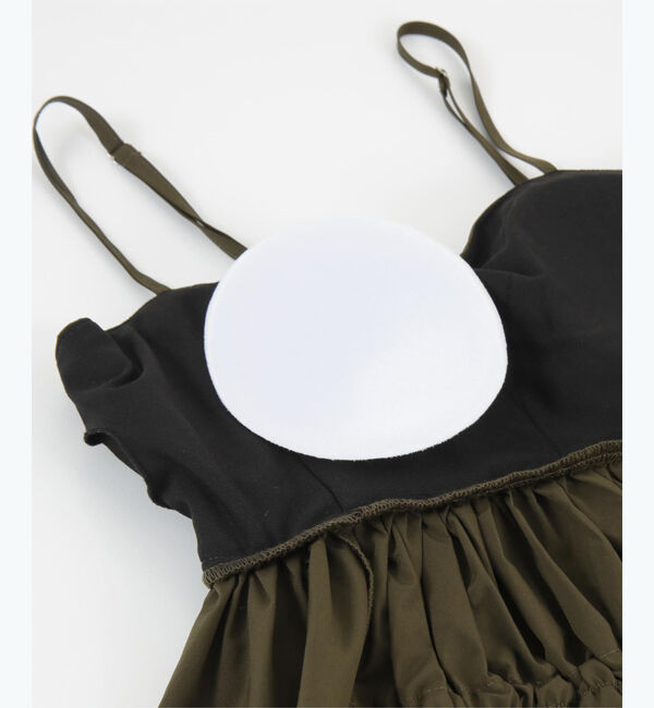 ur's「【小西翼さんコラボアイテム】カップ付撥水フレアキャミソール/ラッシュガード」|ビキニトップス|