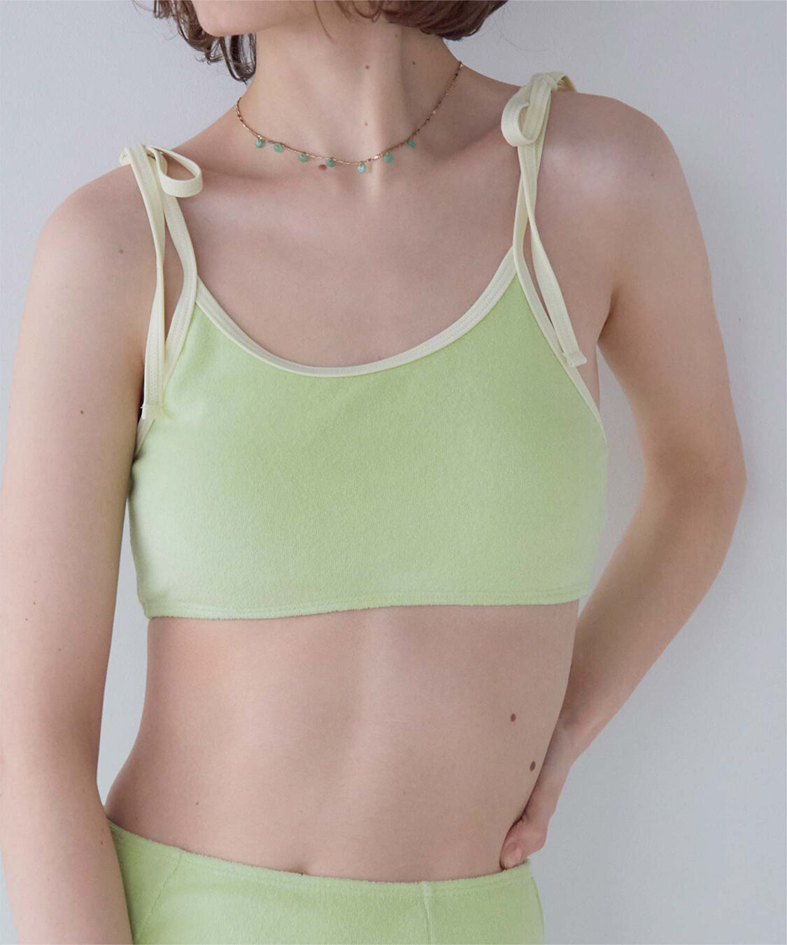 SEA DRESS「パイル素材パイピングビキニ/水着」|ビキニ|