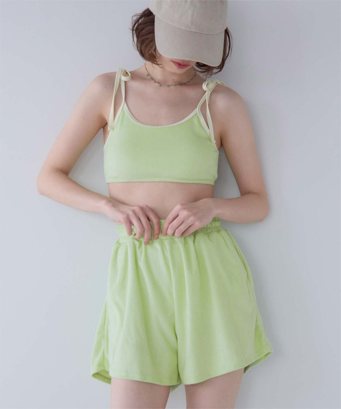 SEA DRESS「パイル素材パイピングビキニ/水着」|ビキニ|