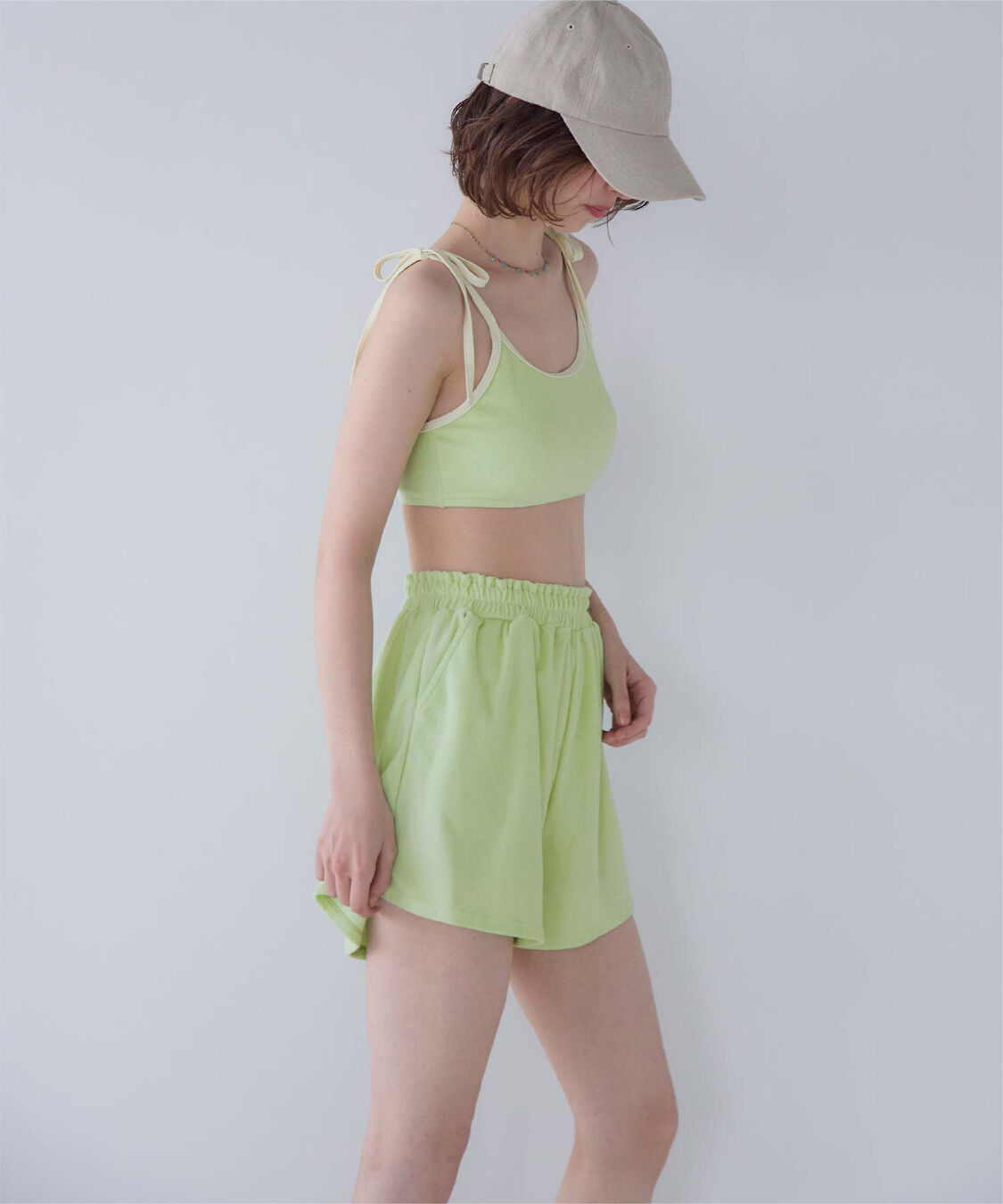 SEA DRESS「パイル素材パイピングビキニ/水着」|ビキニ|