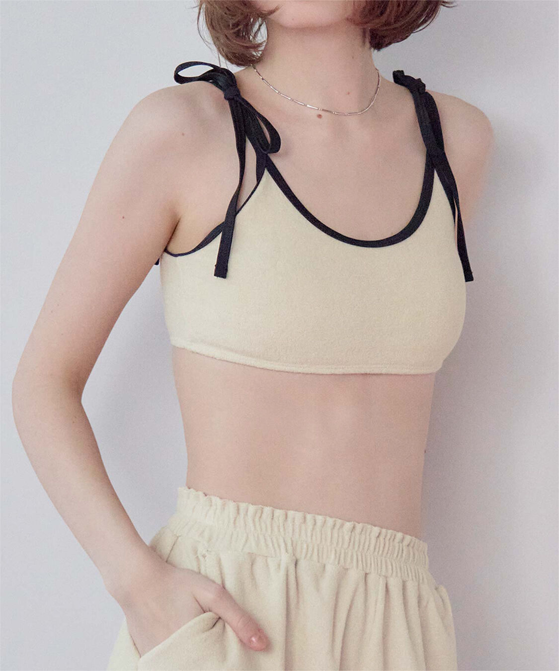 SEA DRESS「パイル素材パイピングビキニ/水着」|ビキニ|