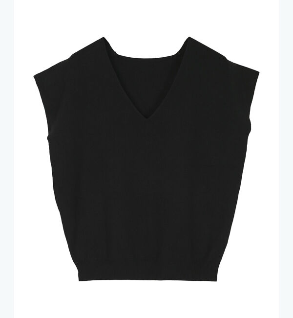 ur's「フレンチスリーブVネックニット」|ニット・セーター|