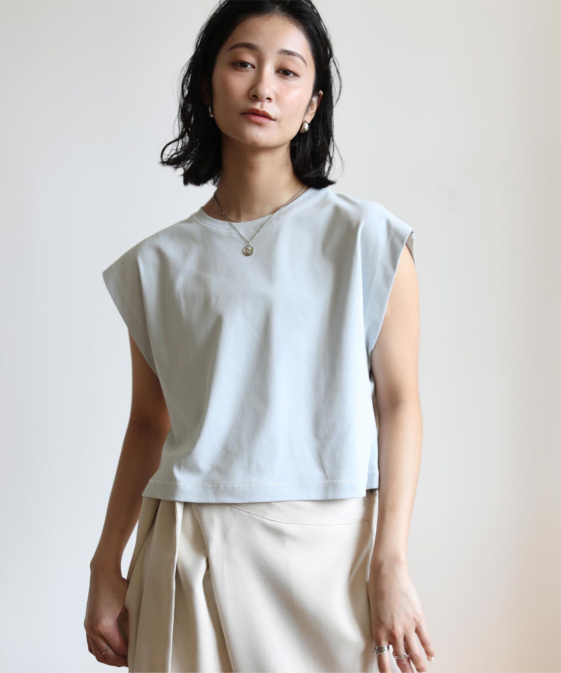 ur's「汗染み防止ワイドスリーブTシャツ」|Tシャツ・カットソー|