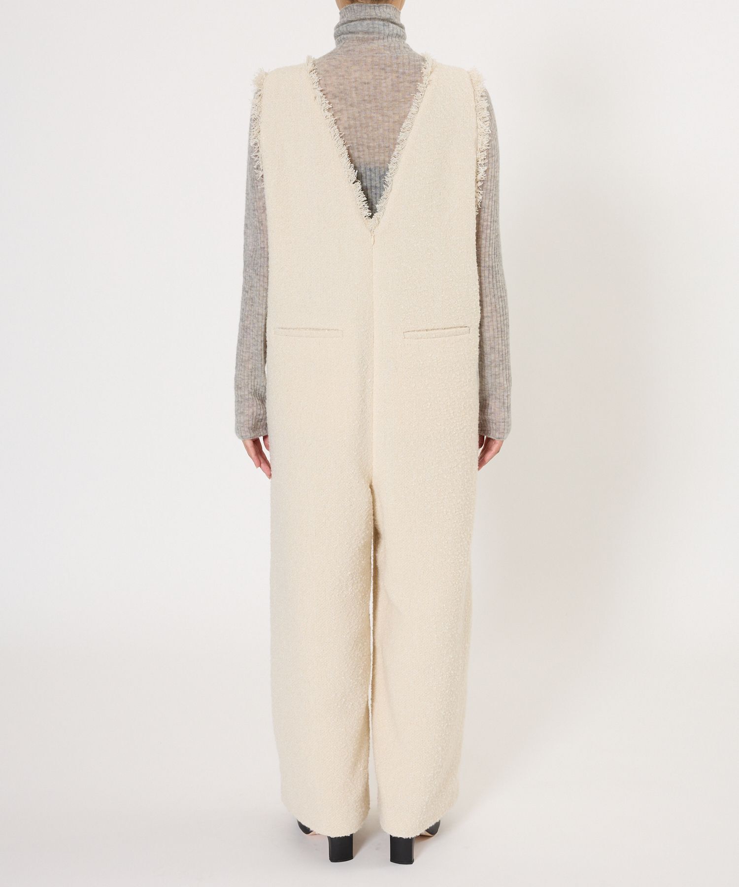 BABYLONE「ツイードフリンジオールインワン」|オールインワン|