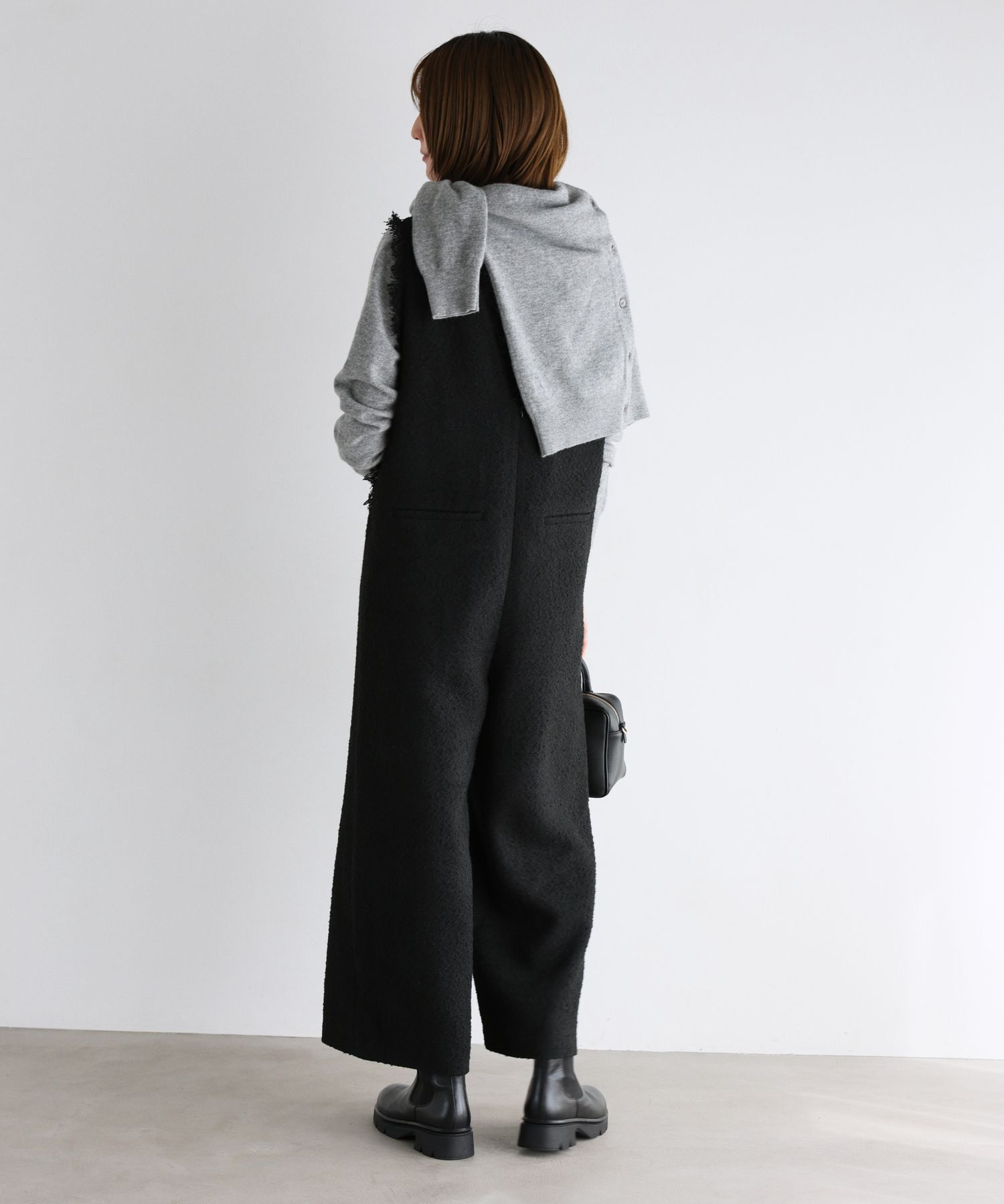 BABYLONE「ツイードフリンジオールインワン」|オールインワン|