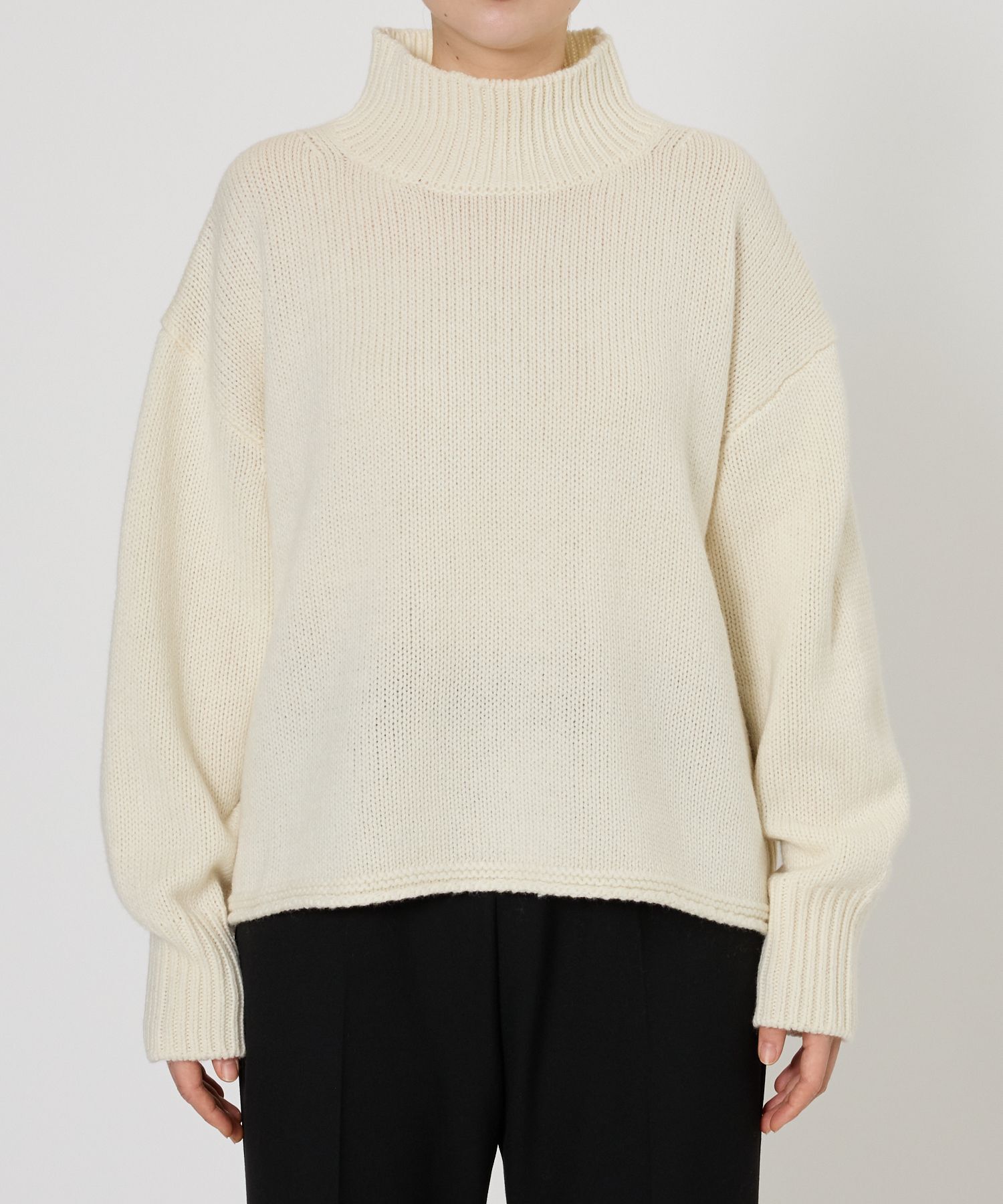 BABYLONE「リラクシータートルプルオーバー」|ニット・セーター|