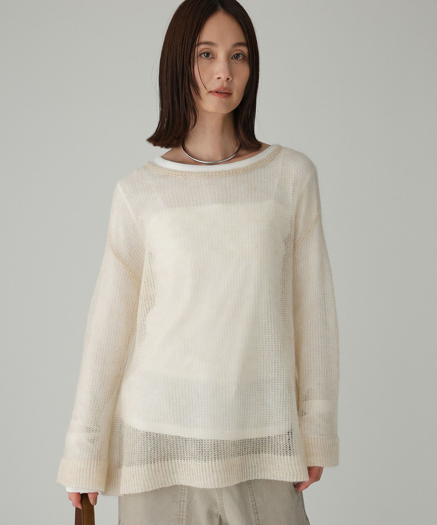 BABYLONE「フレアシルエットプルオーバー」|ニット・セーター|ｱｲﾎﾞﾘｰ