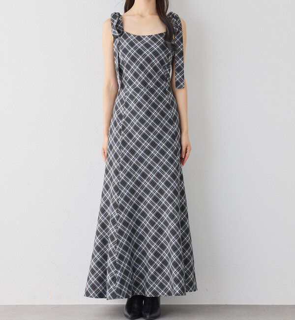  「【新色追加】着痩せ効果抜群/マイナス5キロ見えキャミワンピ」|ワンピース|