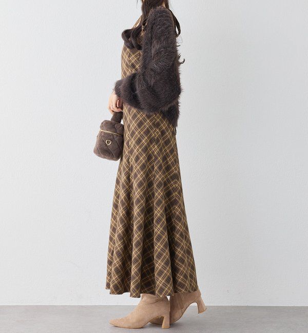  「【新色追加】着痩せ効果抜群/マイナス5キロ見えキャミワンピ」|ワンピース|