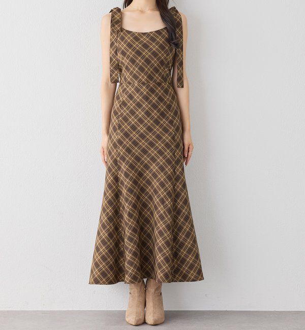  「【新色追加】着痩せ効果抜群/マイナス5キロ見えキャミワンピ」|ワンピース|