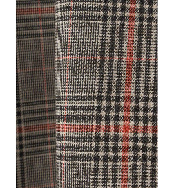 MidiUmi「MidiUmi チェックタックスカート」|スカート|