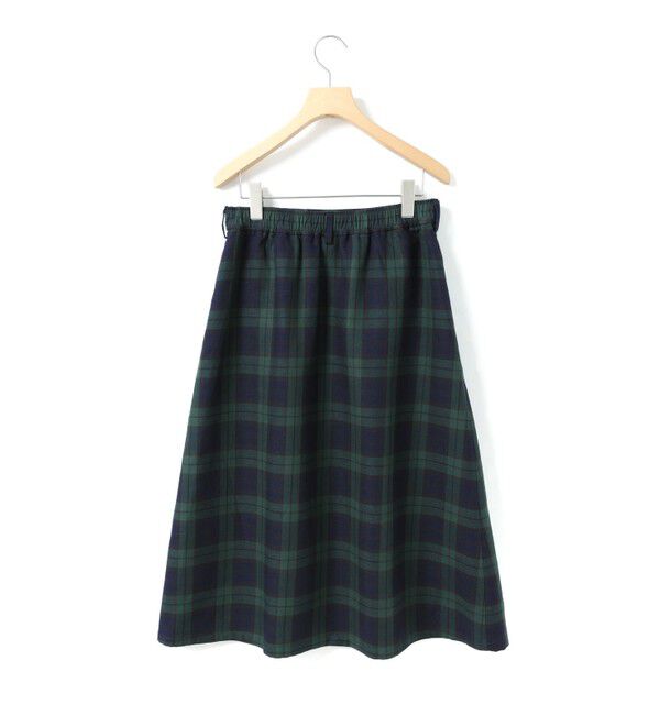 MidiUmi「MidiUmi チェックタックスカート」|スカート|