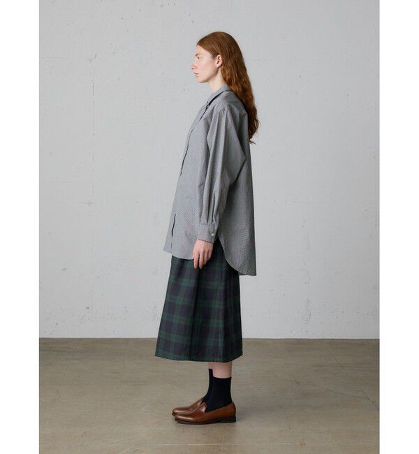 MidiUmi「MidiUmi チェックタックスカート」|スカート|
