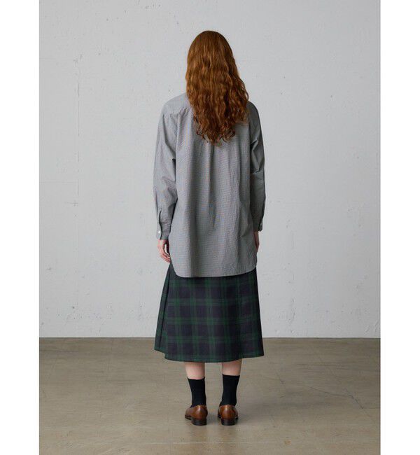 MidiUmi「MidiUmi チェックタックスカート」|スカート|