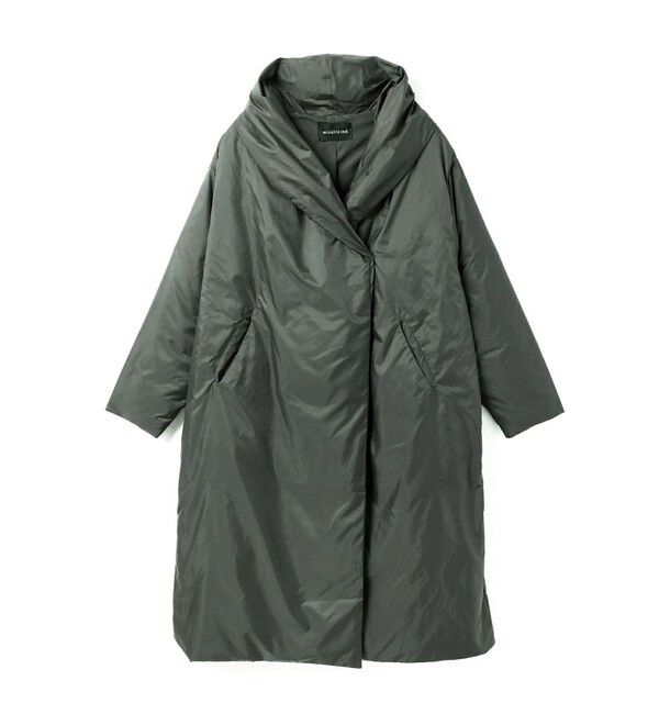 mizuiro ind「mizuiro ind ドレープライトダウンコート」|その他|チャコールグレー