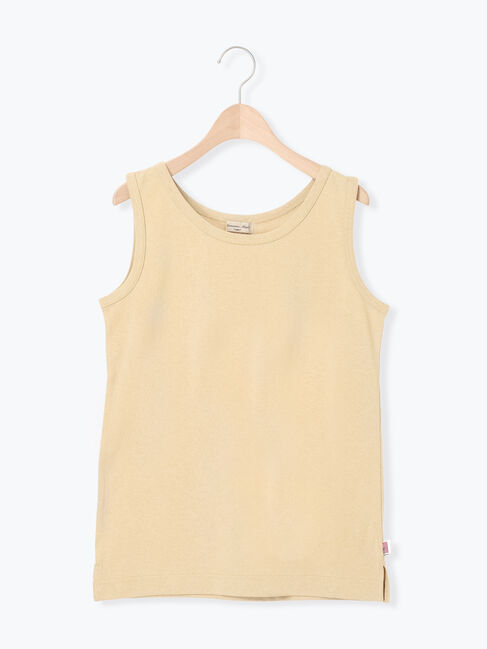 Samansa Mos2「【USAコットン】ノースリーブ」|Tシャツ・カットソー|ベージュ