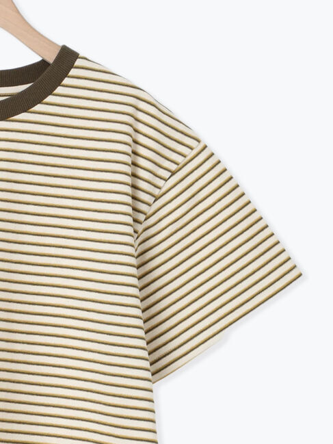 Samansa Mos2「カス残しマルチボーダーTシャツ」|Tシャツ・カットソー|