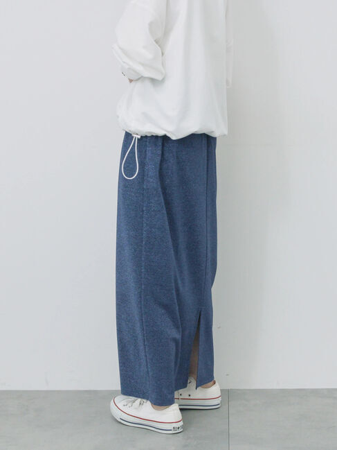 Samansa Mos2 blue「ラメナロースカート」|スカート|