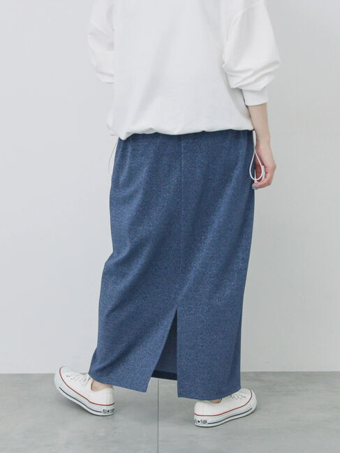 Samansa Mos2 blue「ラメナロースカート」|スカート|