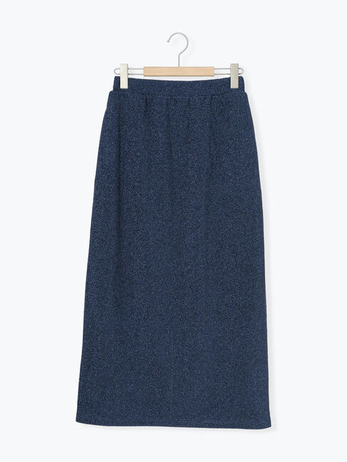 Samansa Mos2 blue「ラメナロースカート」|スカート|