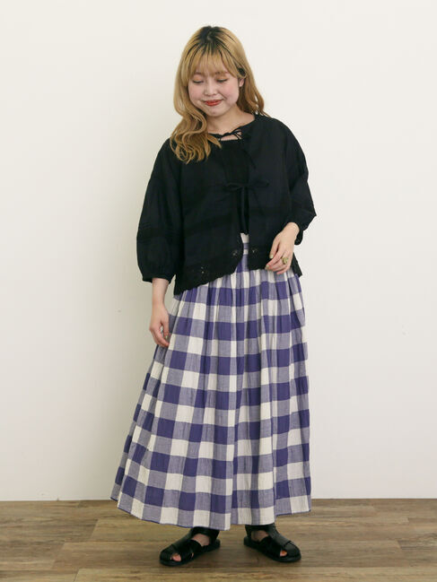 Samansa Mos2「パッチワークレースブラウス」|シャツ・ブラウス|